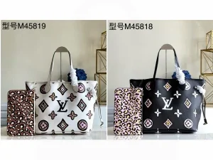 Cheap Best High Quality Louis Vuitton replicas de bolsos Neverfull LV M45818/M45819 Bag